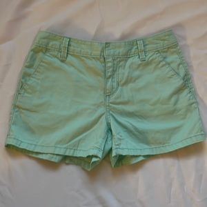 Old Navy teal jean shorts